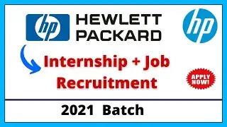 HP Internship 2021- HP off campus Recruitment 2021 | Hewlett Packard off campus internship 2021