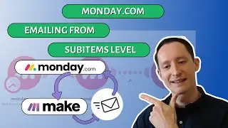 Send emails from subitems in monday.com
