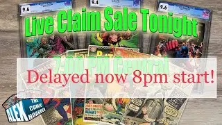 Live Claim SALE!  8:00 PM Central Time
