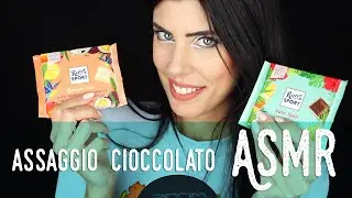 ASMR ita - 🍫 ASSAGGIO RITTER SPORT TROPICALI + CHIACCHIERE (Whispering)