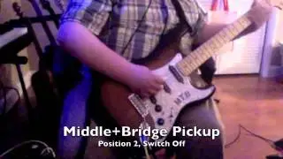 Fender Stratocaster Mini Toggle Switch Mod Demo
