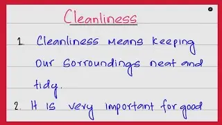 Cleanliness Essay in English | Simple and Easy for Students