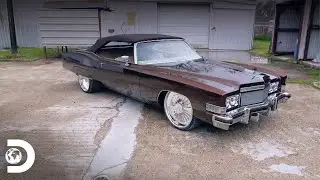 Expertos terminan reparaci&oacute;n de antiguo Cadillac de 1974 | Texas Metal | Discovery Latinoam&eacute;rica