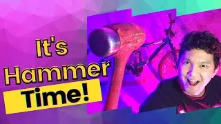 How To Repair Bicycle Kickstand Using Hammer [FOR REAL]  no cost