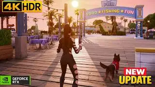 Fortnite 4K Max Graphics Zero Build Gameplay | NEW UPDATE (Chapter 7 Season 1)