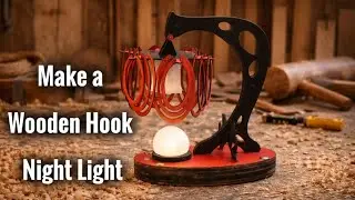 How to make a wooden hook night light