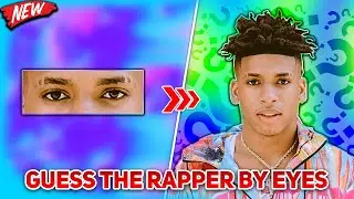 GUESS THE RAPPER BY EYES CHALLENGE! | RAP QUIZ 2021