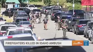 Suspect dead after killing 2 firefighters in ambush following intentionally set wildfire