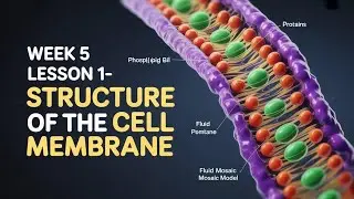 WEEK 5: CELL BIOLOGY - LESSON 1 INTRODUCTION TO THE CELL MEMBRANE.