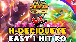 EASY 1 Turn KO Hisuian DECIDUEYE Raid Guide for Pokemon Scarlet and Violet