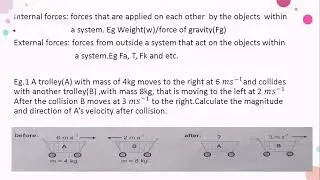 Conservation of Momentum Grade 12 physical sciences 