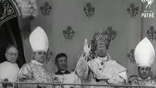 Imagens da Coroação do Papa Pio XII