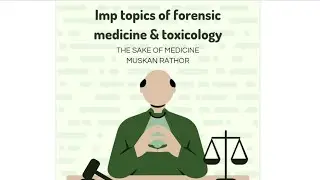 FMT important questions|Forensic medicine|Toxicology| The Sake Of Medicine | Must do topics of FMT