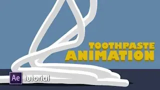 Toothpaste animation After Effects tutorial