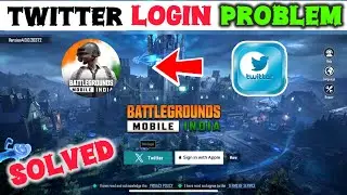 Bgmi Twitter login Problem ios || itop Web login Pubg Twitter loading Problem