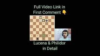 Lucena and Philidor Positions Explained #shorts #chess #chessrush #chesscom #lucena #Philidor #rook