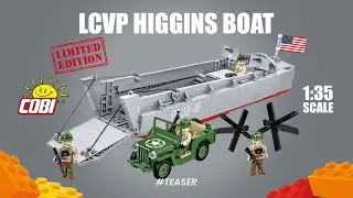 LCVP Higgins Boat - Limited Edition - 80th aniversary of D-Day & Battle of Normandy  #cobi #bricks