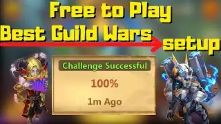 Best Guild Wars Setup for F2P | 100% All TOP Bases | Castle Clash