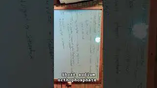 D&B pharma 1st year student pharmaceutical chemistry topics cathartics (sodium orthophosphate)