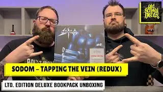 Sodom - Tapping the Vein (2024 Redux) - Limited Edition Super Deluxe Bookpack Unboxing