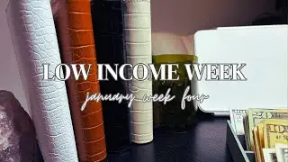 January Week 4 Cash Stuffing | Low Income Week & Wallet Stuffing