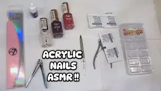 acrylic nails ASMR🩷 || ♡MissCreative♡ ||