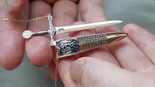 Unsheathable Excalibur Sword Necklace - Beaus Jewellery