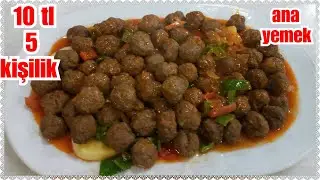 kıyman azmı Sorun YOK. çözüm burda 10 tl 5 kişilik püreli köfte tarifi