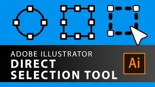 Illustrator Tutorial : Direct Selection Tool in Illustrator in Hindi.