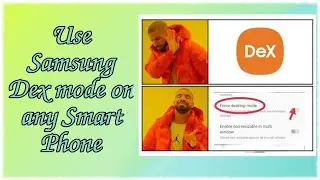 Use your Smart Phone as portable PC | Samsung Dex mode (Force Desktop mode) | Tech With Linux.