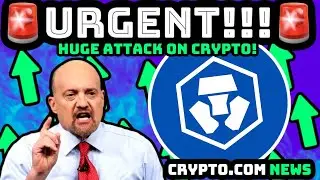 Crypto.com ATTACKED by CNBC's Jim Cramer |  CRO Coin TOP GAINER  | CRONOS Price Alert
