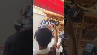 令和7年9月14日 岸和田だんじり祭り 別所 小門大屋根事故 #だんじり祭り #岸和田だんじり祭り #別所 #やり回し #事故 #旧市地区 #別所だんじり#大屋根