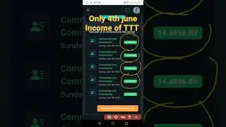 Thunder Trend Token Only 1 Day income of TTT ||TTT in Future BTC||