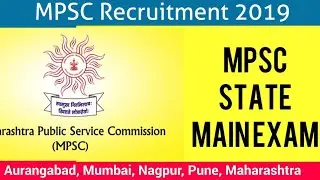MPSC State Service Exam Recruitment 2019 &ndash; Apply Online for Main Exam