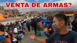 Así son los mercados callejeros en Bolivia 🇧🇴