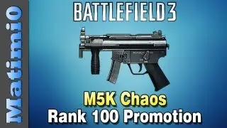 M5K Chaos - Rank 100 Promotion! Squad Up (Battlefield 3 Gameplay/Commentary)