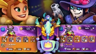 RUSH ROYALE: Majed09 (Lucia, Valkyrie) vs. B Mr.Blaster (Lucia, Valkyrie) | RR Legendary League
