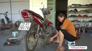 TIMELAPSE: Genius Girl Restores a 1990s Cement Mixer & Old Tractor in Just 7 Days! | start to finish
