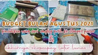 budget bulan Agustus 2021||dari penghasilan harian||akhirnya semua hutang lunas..!!