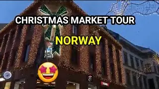 🎄 Visited Olso's Enchanting Christmas 🇳🇴 | Exploring Olso's Magical Christmas Market ❄️✨