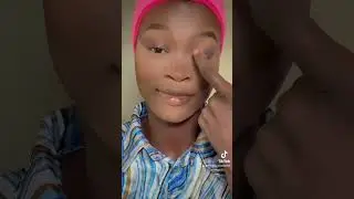 Using my finger to apply my eyeshadow 😍🤩