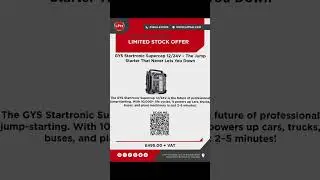 GYS Startronic Supercapacitor 12/24V Ultra-Fast Jump Starter with 10,000+ Life Cycles for light HGV