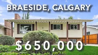 Stunning 5-Bedroom Bi-Level Home In Braeside Calgary With a MASSIVE Backyard!