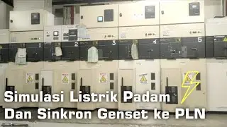 Simulasi Listrik Padam dan Sinkron Genset - PLN, bersama Team Technical Support Pakuwon