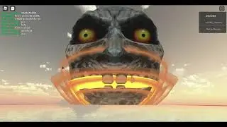 roblox trying to stop the angry moon from zelda majoras mask