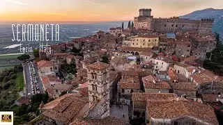 🇮🇹 4K drone video of Sermoneta; Lazio, Italy