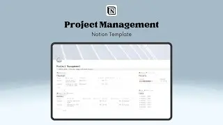 Project Management - Notion Template (FREE)