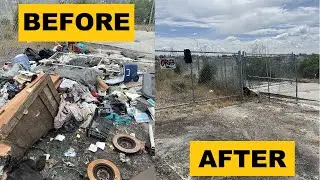 I cleaned up a NASTY illegal dumping which contained a syringe.