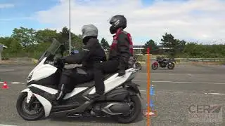 TUTO PERMIS MOTO : EXAMEN PLATEAU -- A2 MAXI SCOOTER