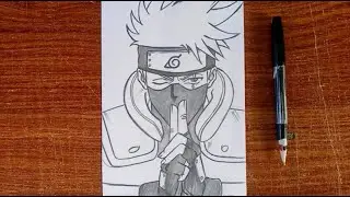 How to Draw Kakashi Doing Jutsu Easy | Step by Step Naruto Drawing for Beginners